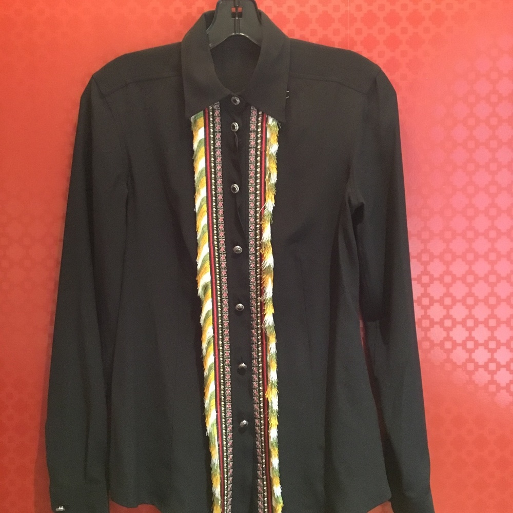 Etro Black Silk Shirt